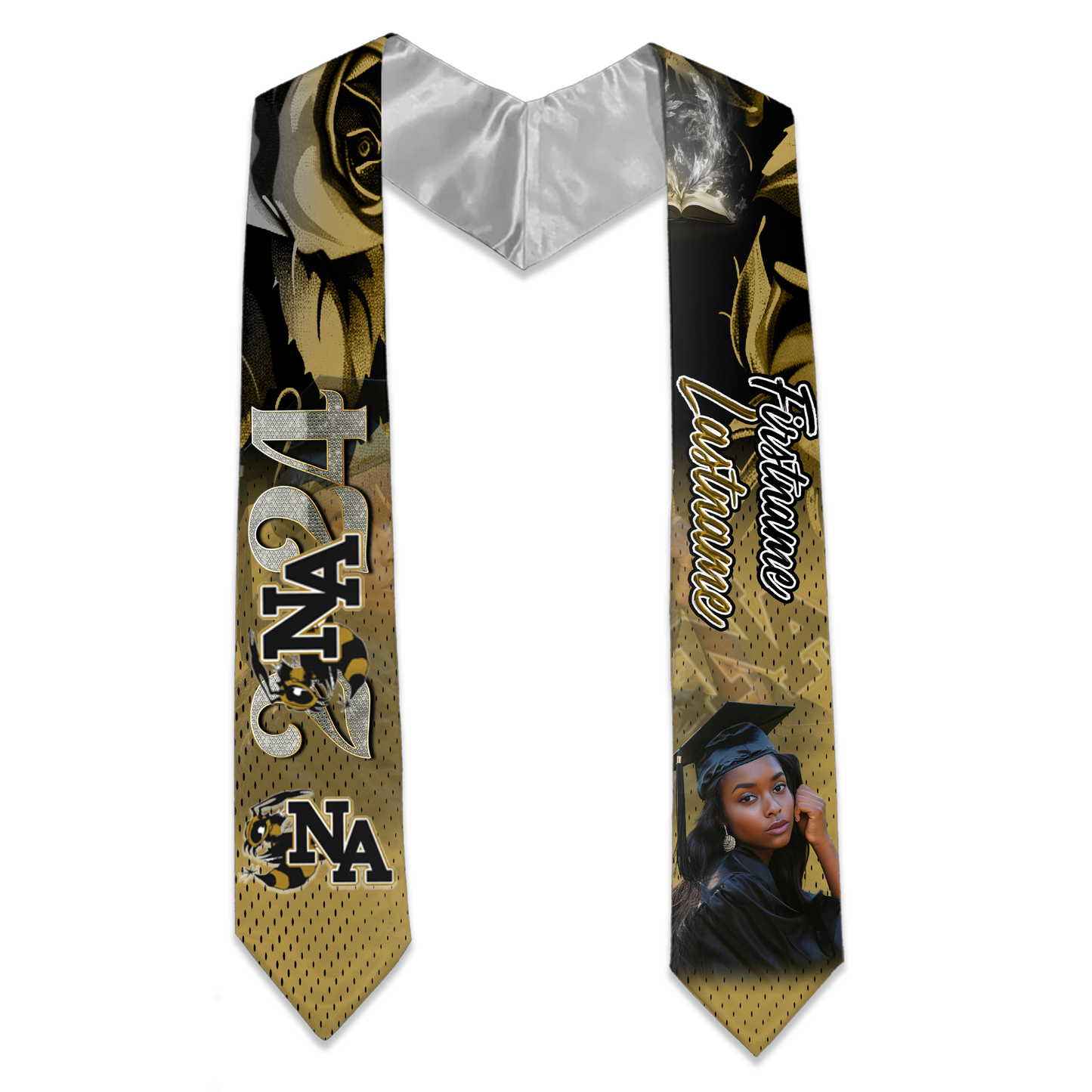 Senior 2024 Graduation Proud Grad Personalized Photo Stole