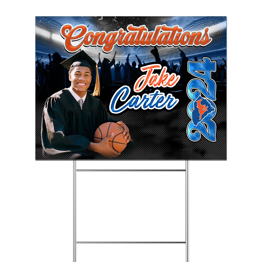 Graduation 2024 Proud Grad Yard Sign