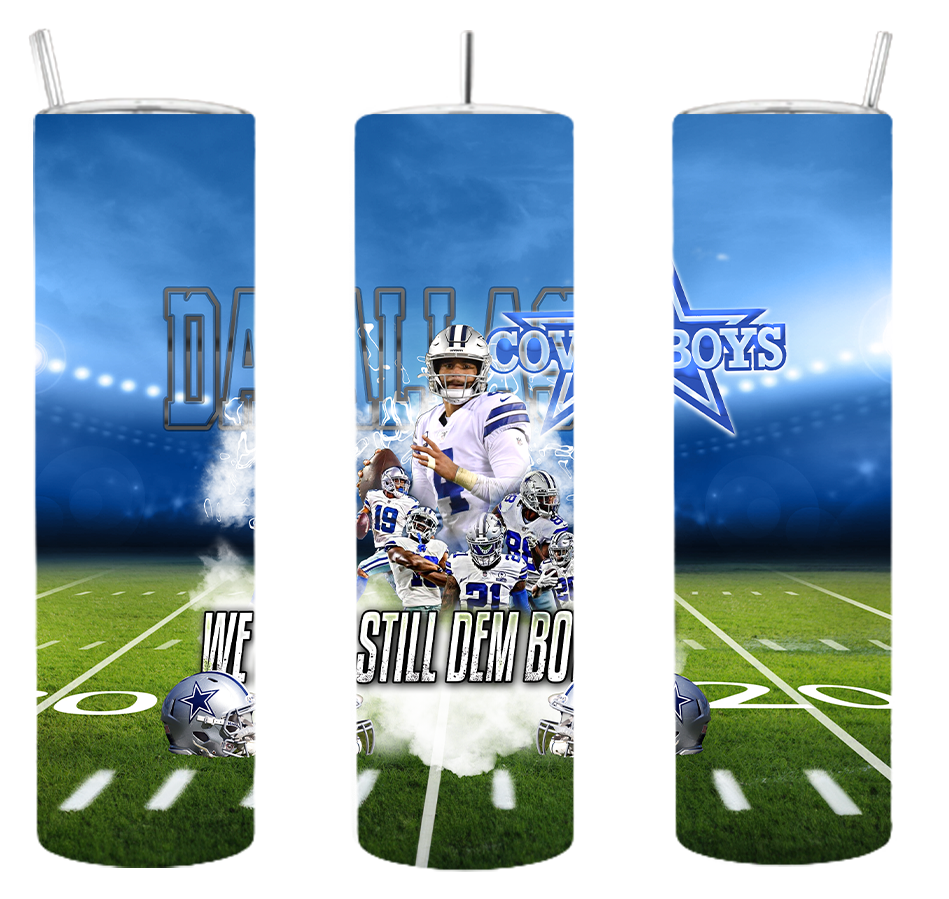 Cowboys Football Tumbler