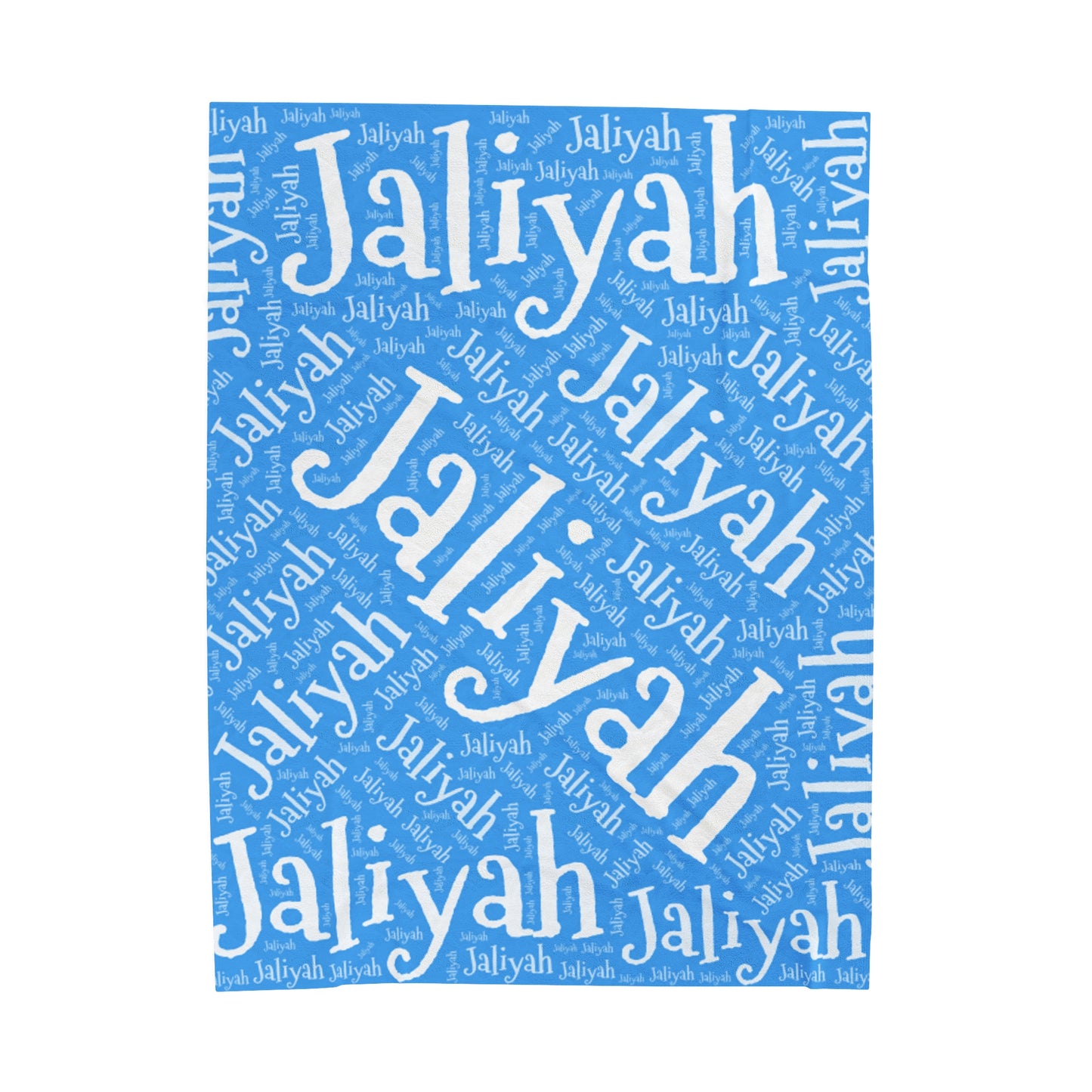 Personalized Velveteen Plush Blanket - Personalize with Your Design | FEEZ KUSTOM KREATIONS