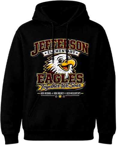Jefferson Elementary Eagles Spirit Hoodie