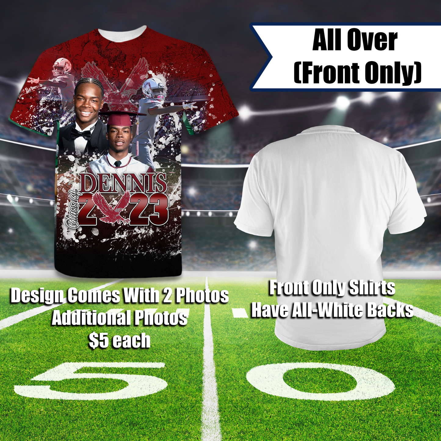 Paint Splash Graduation Shirts