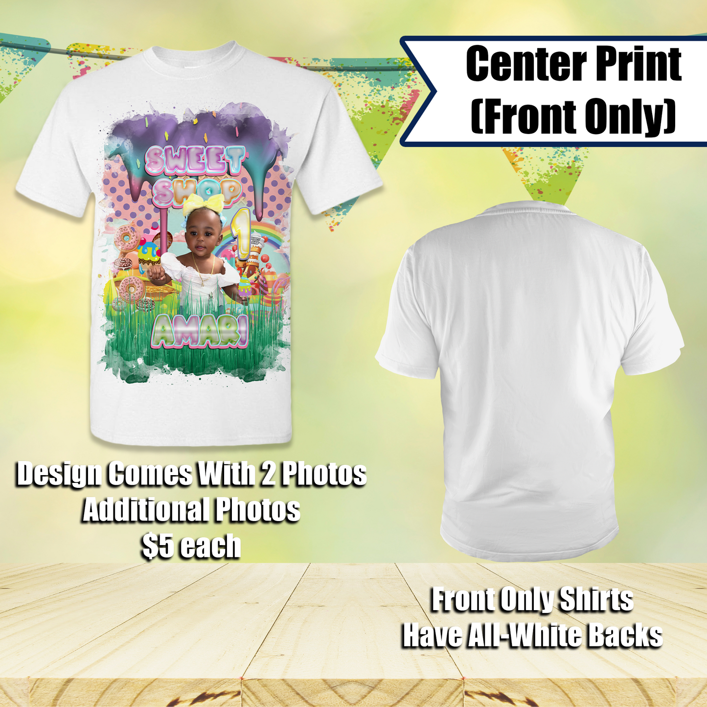 Amari Sweet Shop Birthday Premium T-Shirt