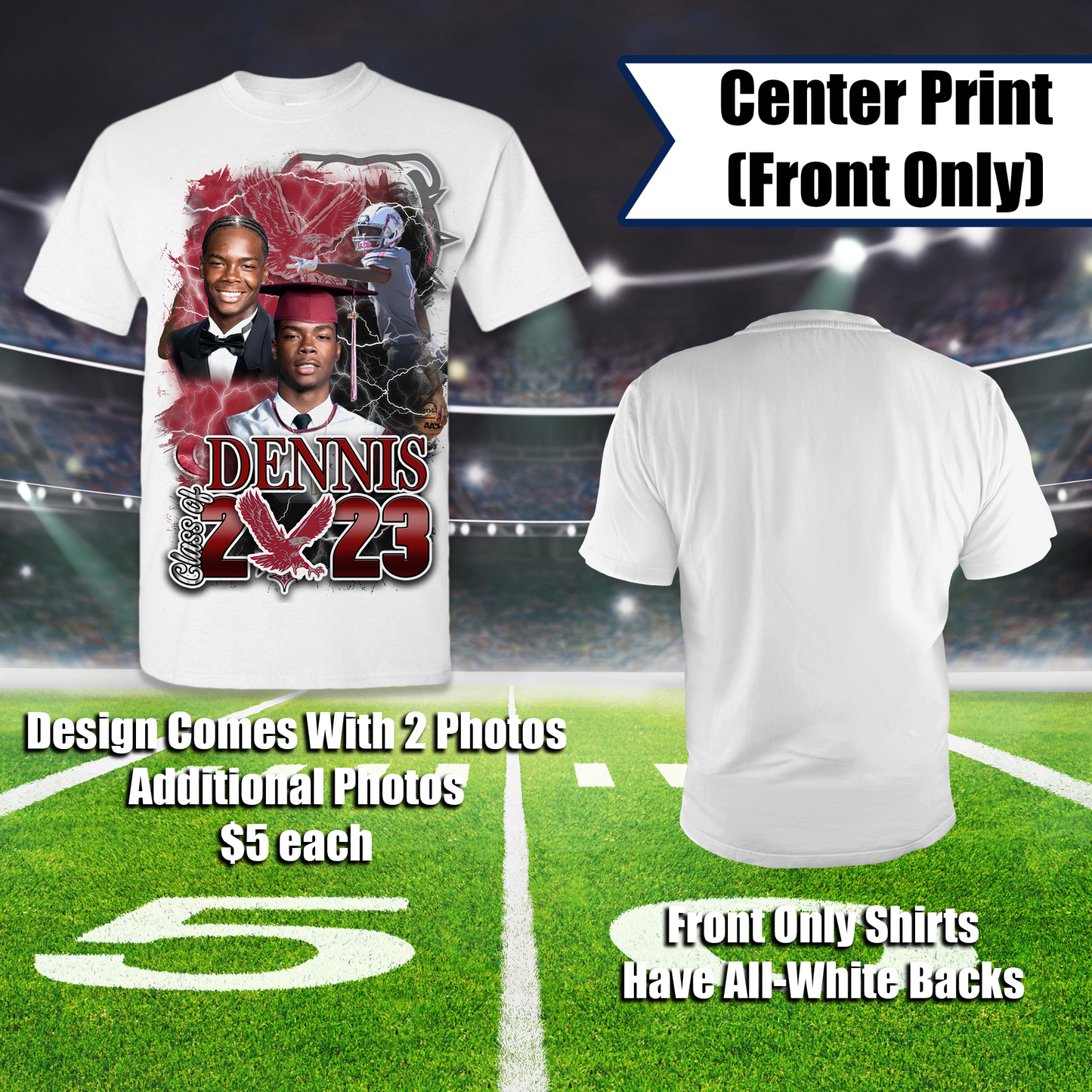 Dennis Williams Graduation Shirts