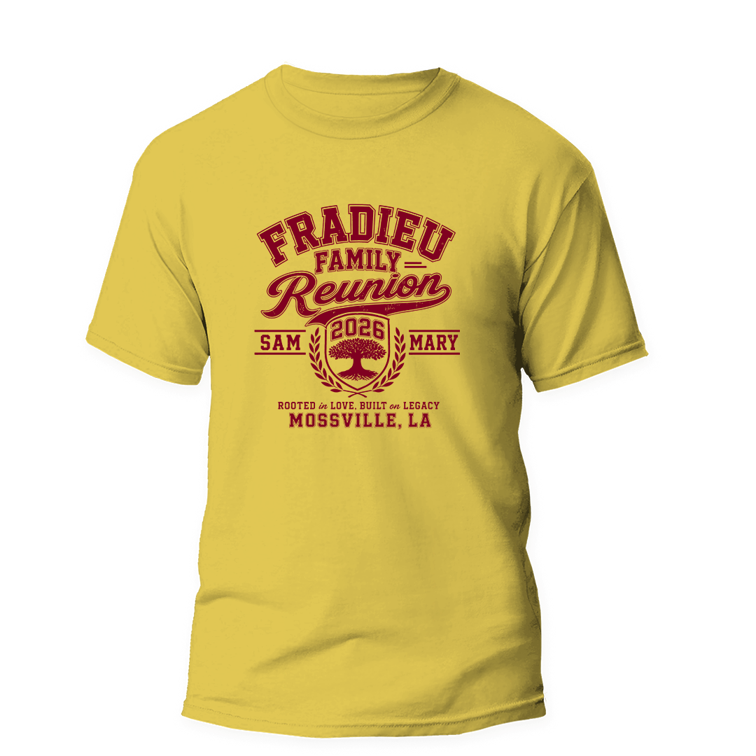 Fradieu Family Reunion 2026 T-Shirt