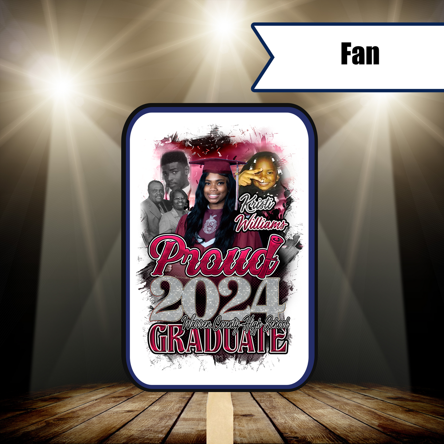 Graduation 2024 Proud Graduate Fan