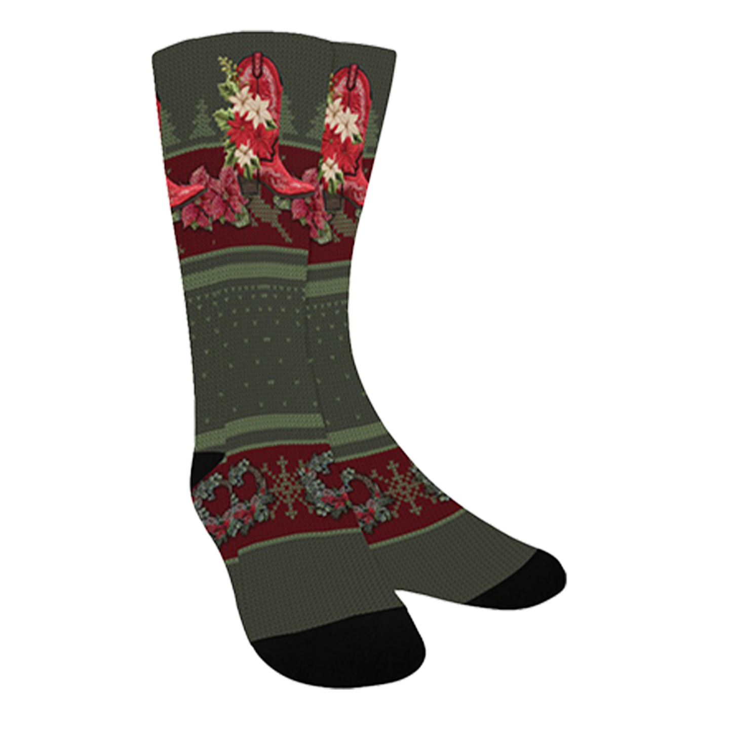 Have A Holly Dolly Christmas Socks