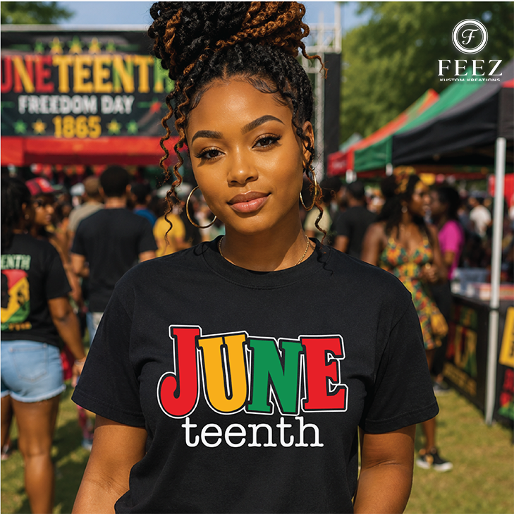 Juneteenth Bold Colors T-Shirt