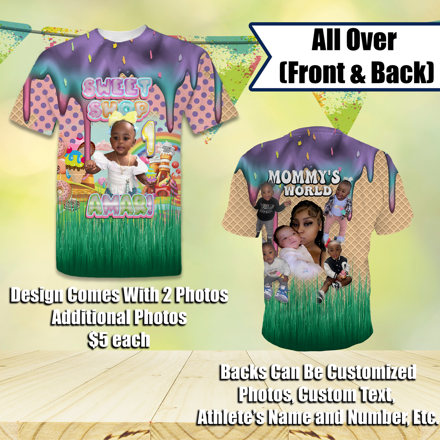 Amari Sweet Shop Birthday Premium T-Shirt