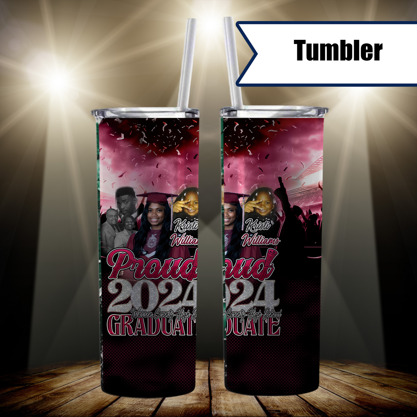 Graduation 2024 Proud Graduate Tumbler