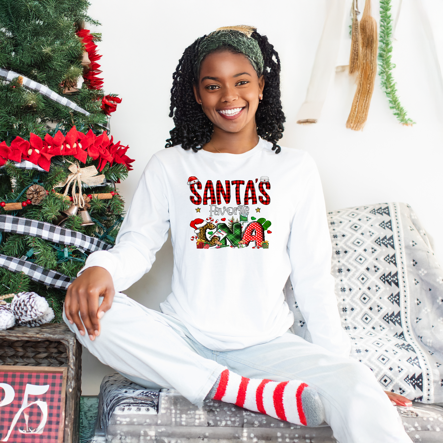 Santa's Favorite Nurse Christmas shirt