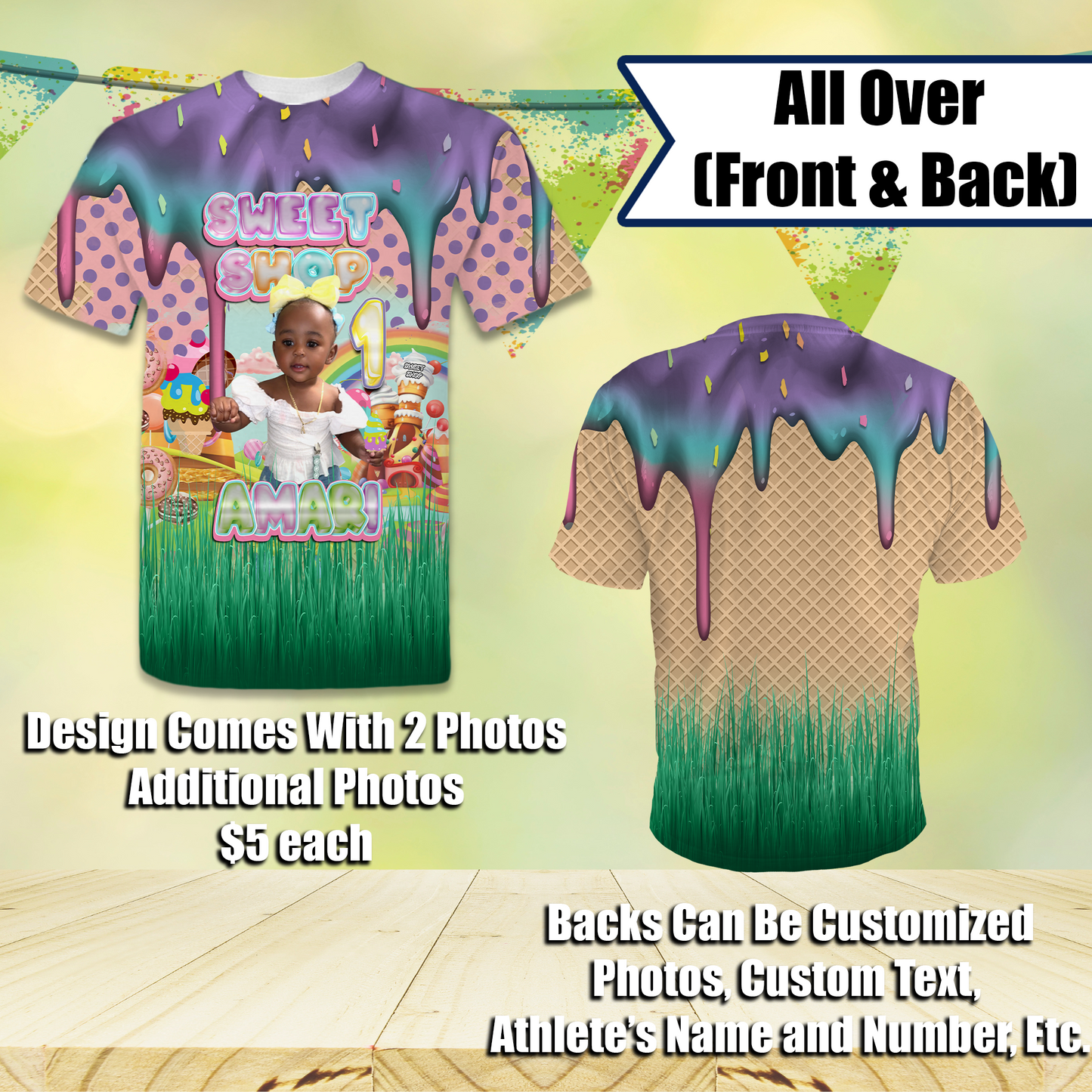 Amari Sweet Shop Birthday Premium T-Shirt