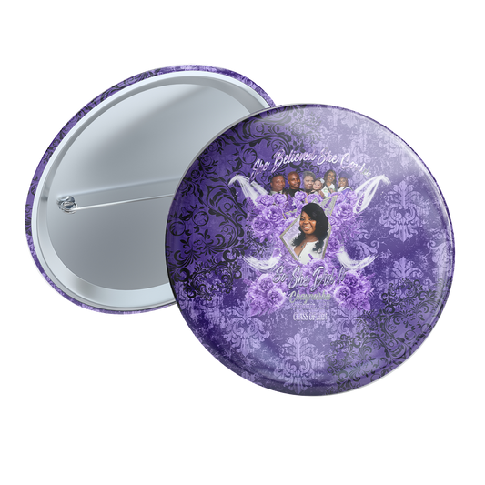 Graduation 2024 Damask Custom Button Set of 10