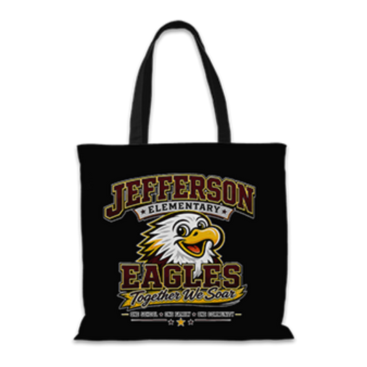 Jefferson Elementary Eagles Spirit Tote Bag