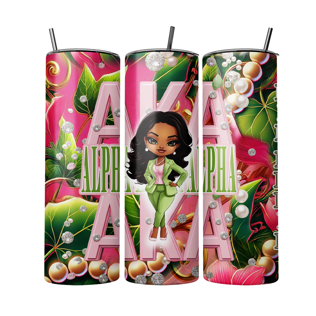 AKA and DST inspired Tumblers
