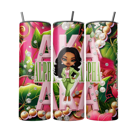 AKA and DST inspired Tumblers