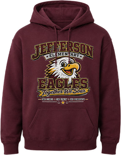 Jefferson Elementary Eagles Spirit Hoodie