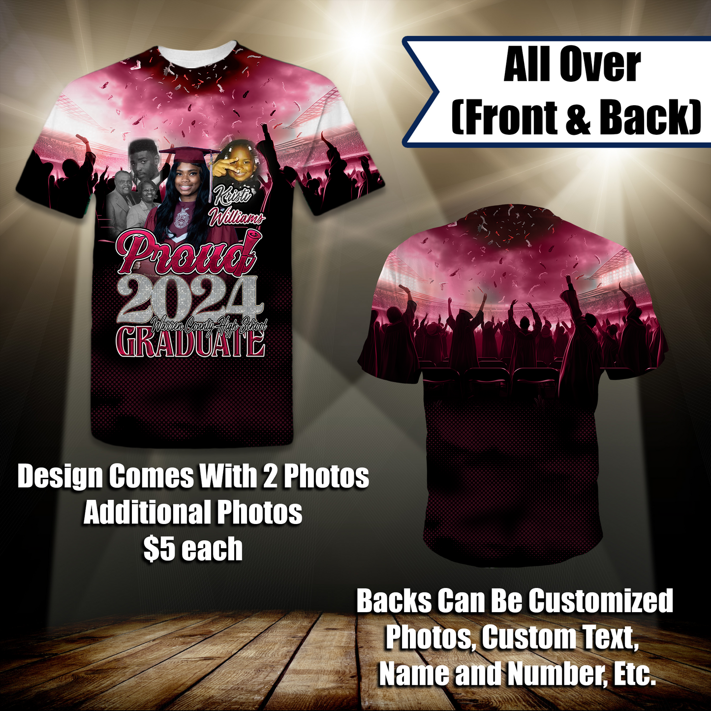 Graduation 2024 Proud Family Personalized Shirt