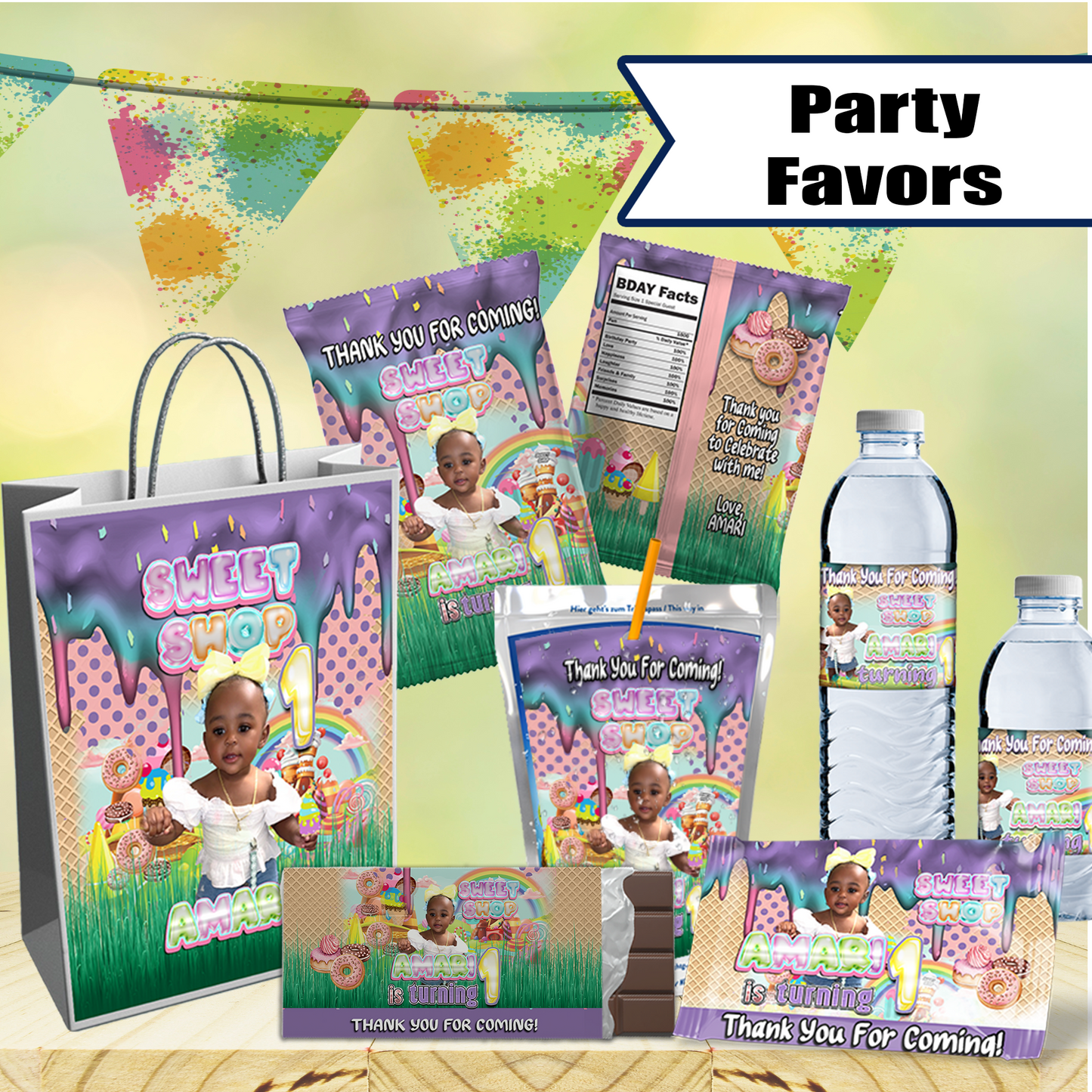 Sweet Shop Party Favors