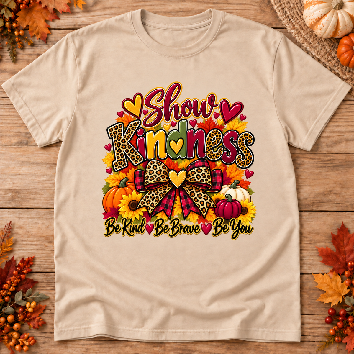 Show Kindness fall t-shirt