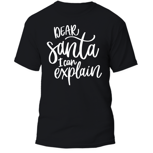 Dear Santa I Can Explain Shirt