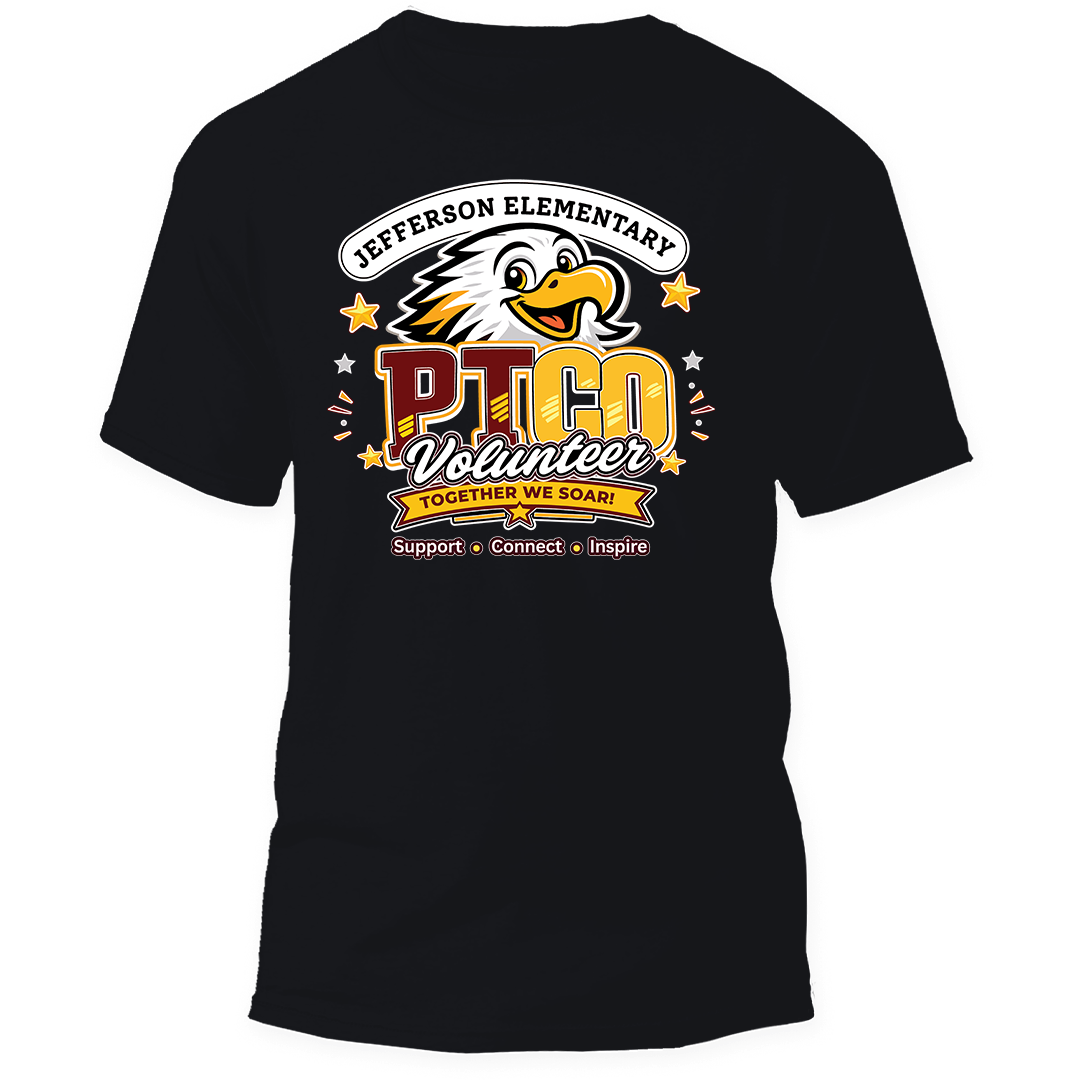 Official Jefferson Elementary PTCO Role Shirts