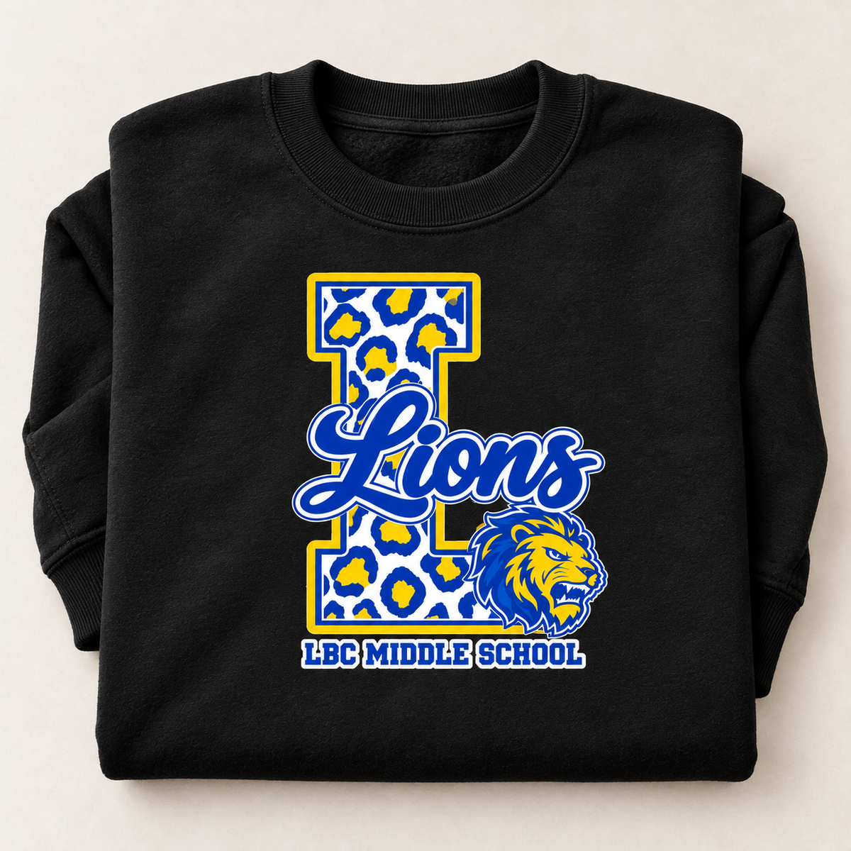 LBC Middle School Lions Leopard Spirit Wear