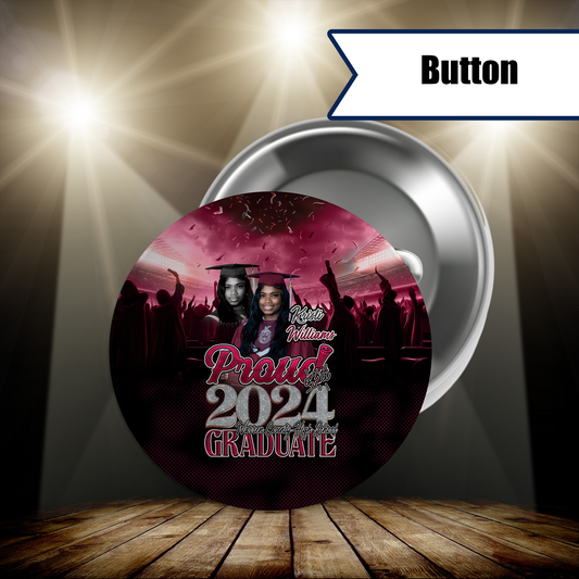 Graduation Button (set of 10)
