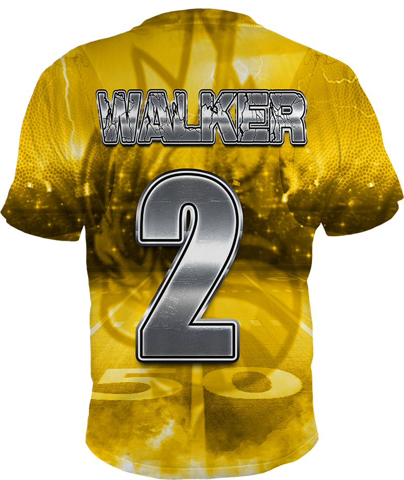 All Over CSRA Hornets Football Front and Back Shirt