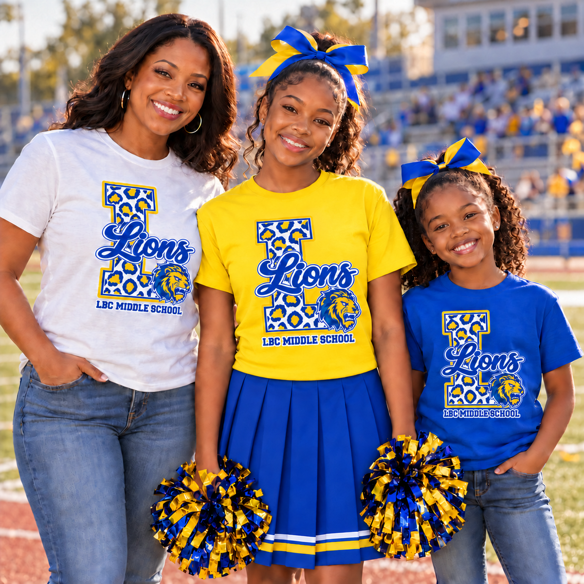 LBC Middle School Lions Leopard Spirit Wear