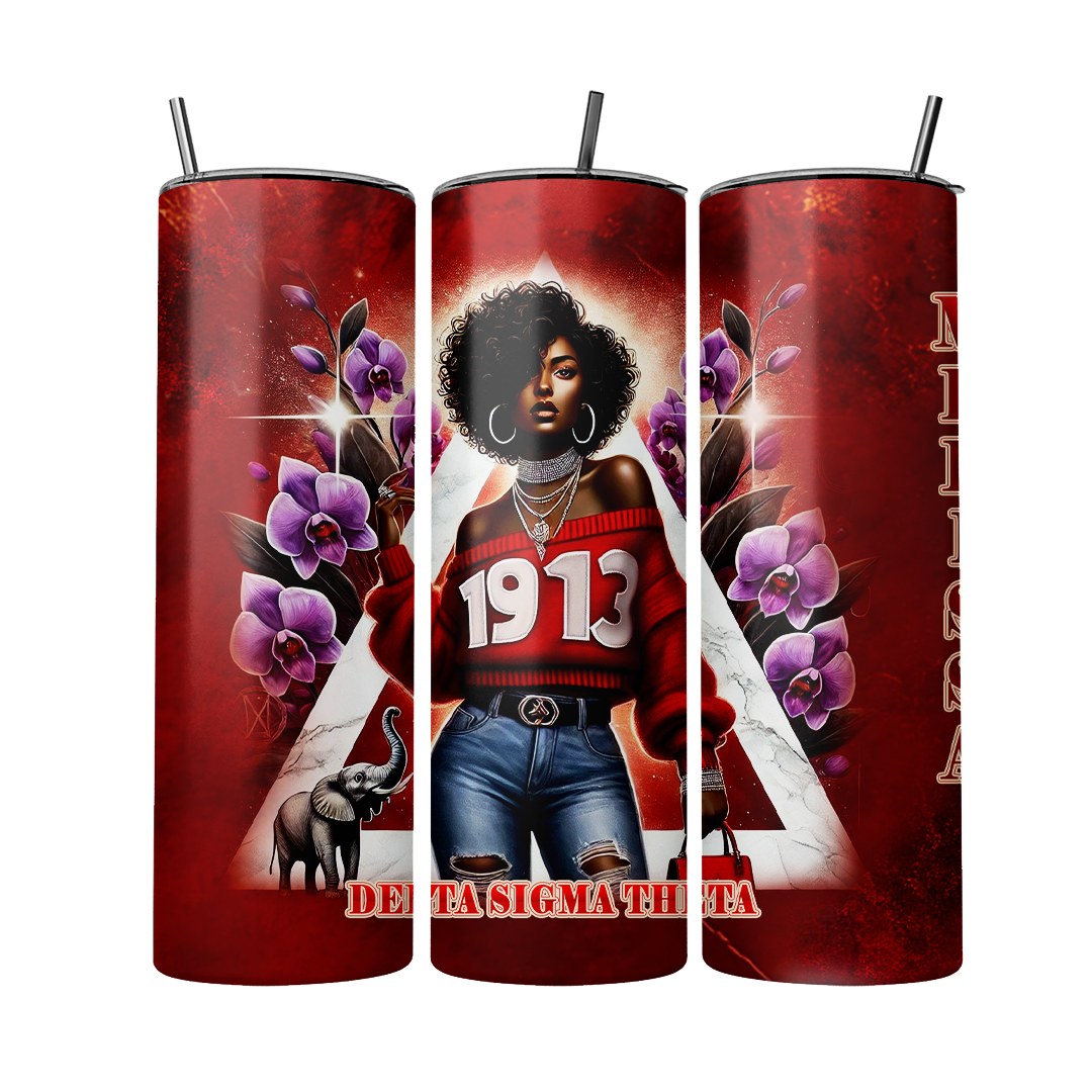 AKA and DST inspired Tumblers