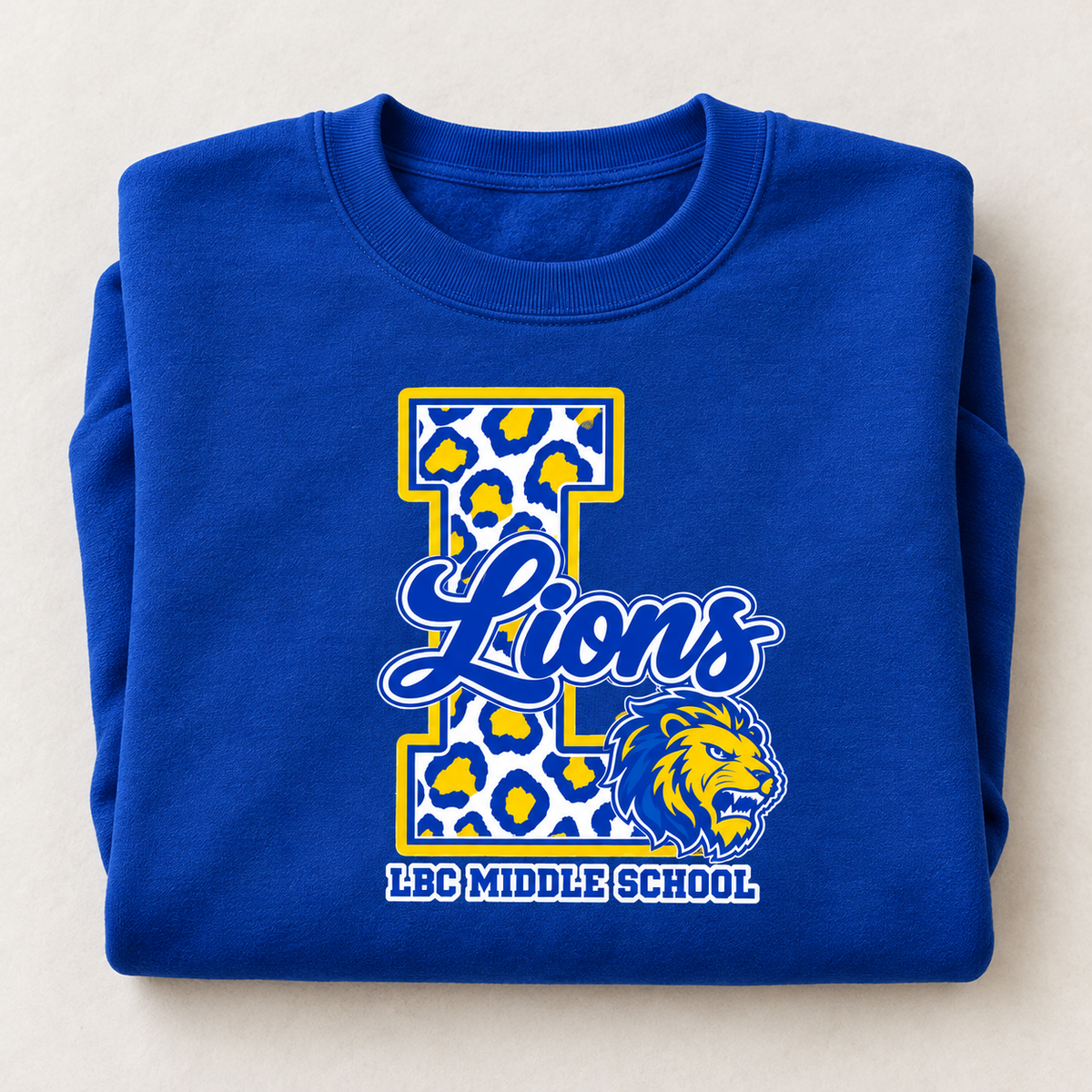 LBC Middle School Lions Leopard Spirit Wear