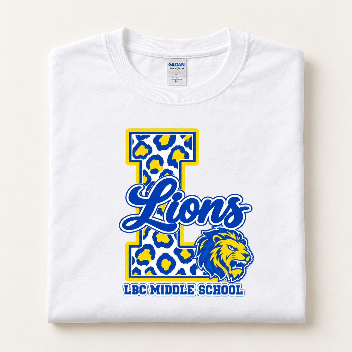 LBC Middle School Lions Leopard Spirit Wear