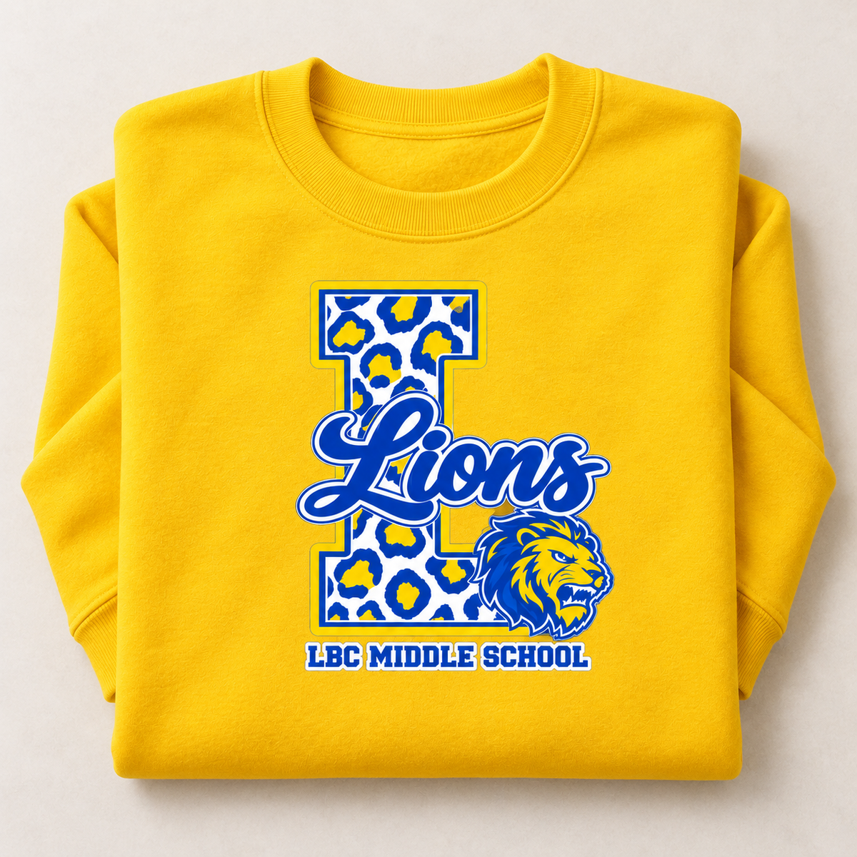 LBC Middle School Lions Leopard Spirit Wear