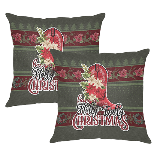 Have a Dolly Christmas Pillow