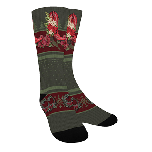 Have A Holly Dolly Christmas Socks