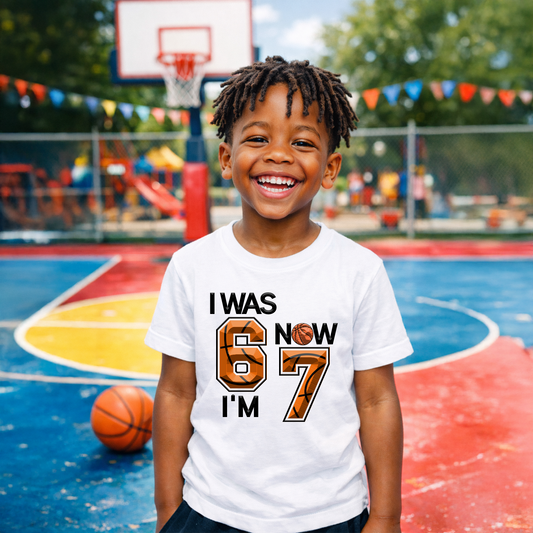 I WAS 6 NOW I'M 7 Sports T-Shirt