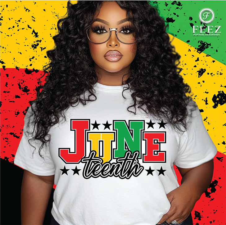 Classic Juneteenth Color Block T-Shirt