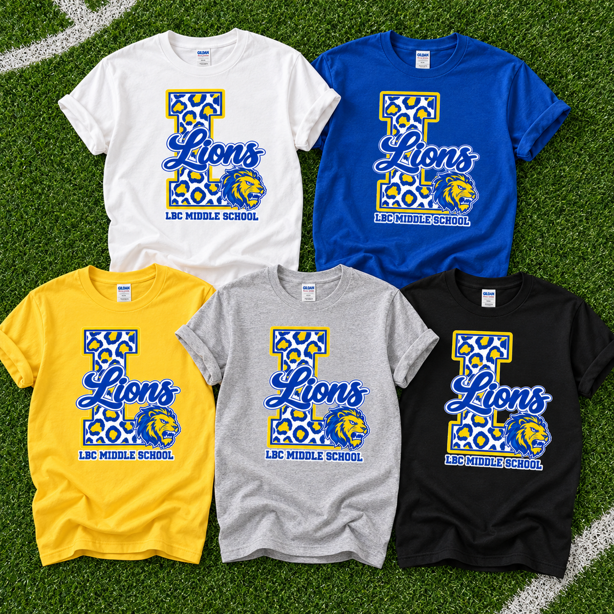 LBC Middle School Lions Leopard Spirit Wear