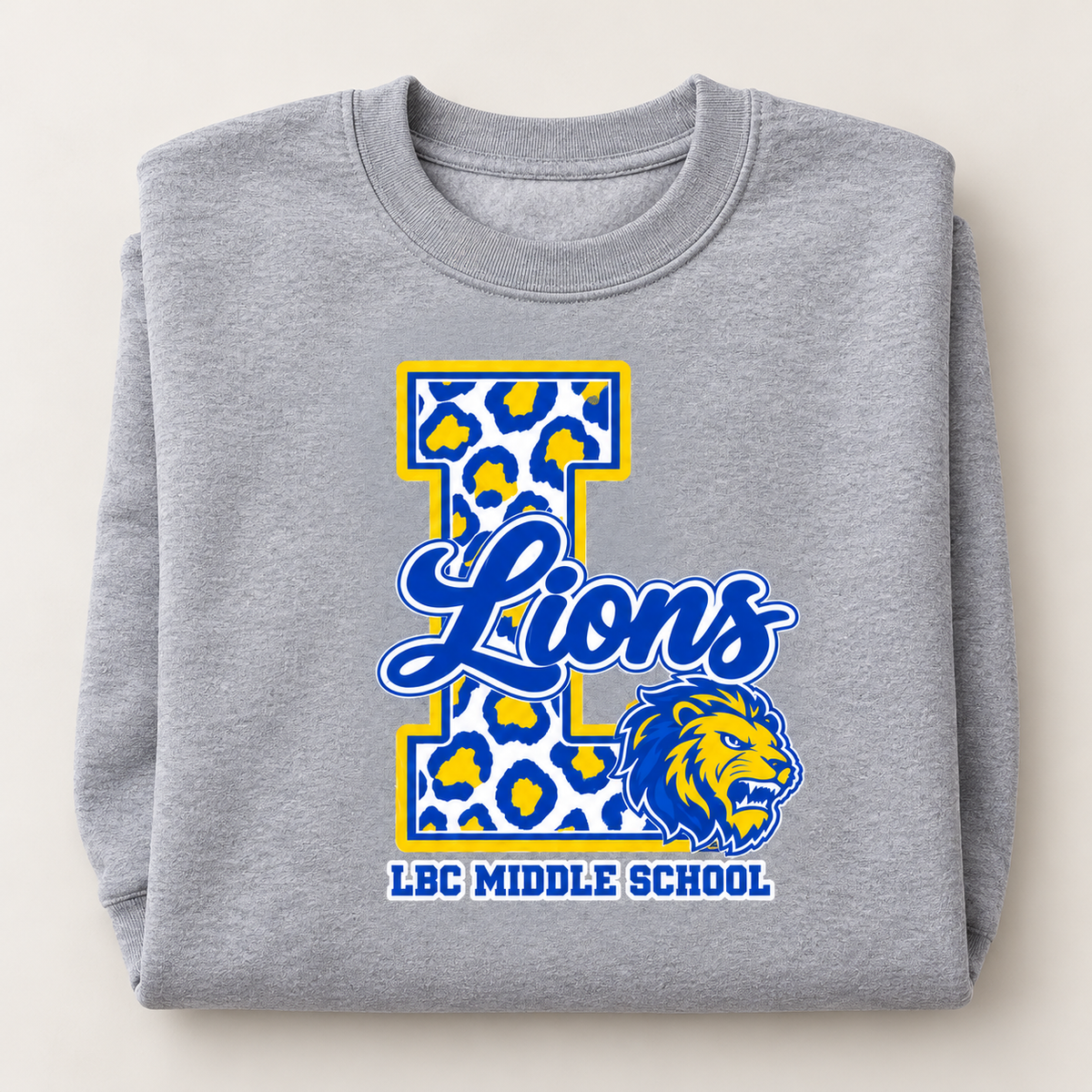 LBC Middle School Lions Leopard Spirit Wear