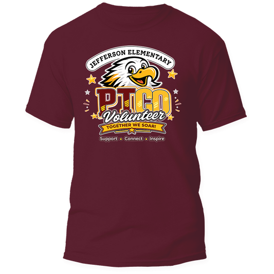 Official Jefferson Elementary PTCO Volunteer Shirts