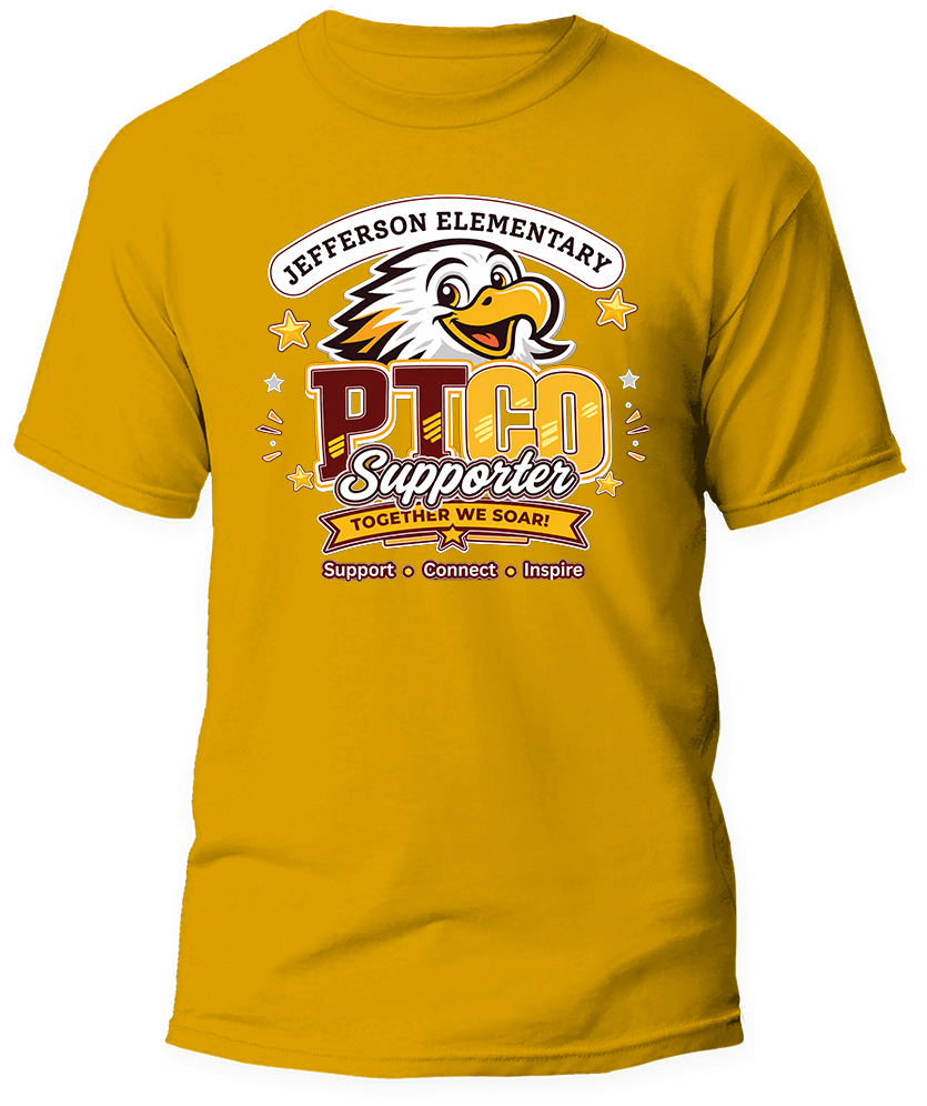 Jefferson Elementary PTCO Supporter Shirts