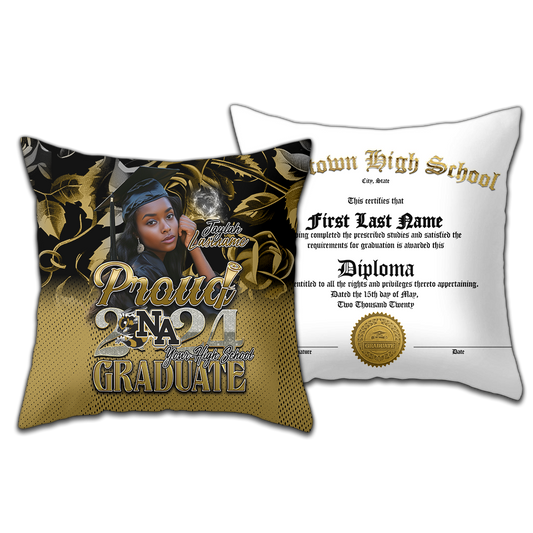 Graduation 2024 Proud Graduate Pillow