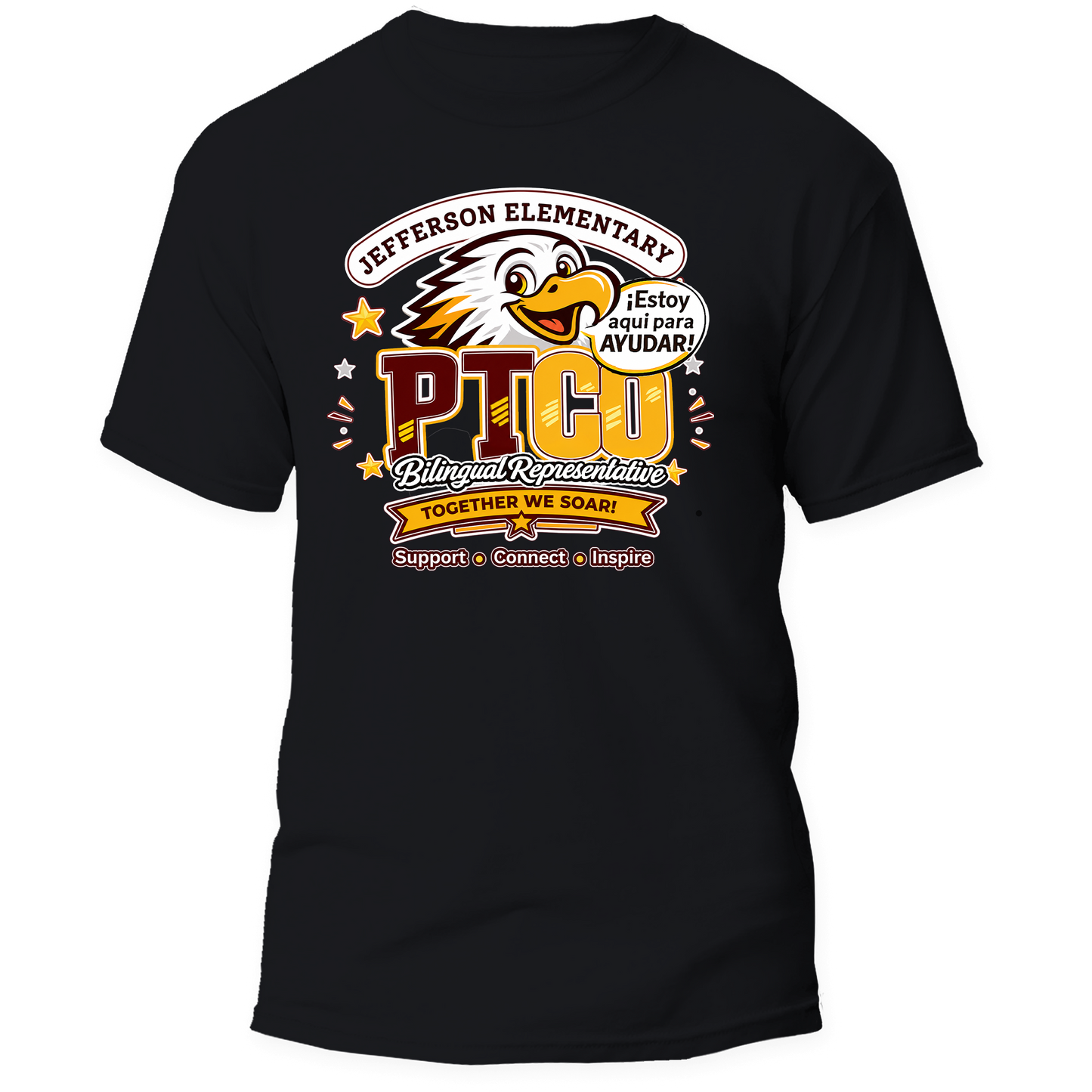 Official Jefferson Elementary PTCO Role Shirts