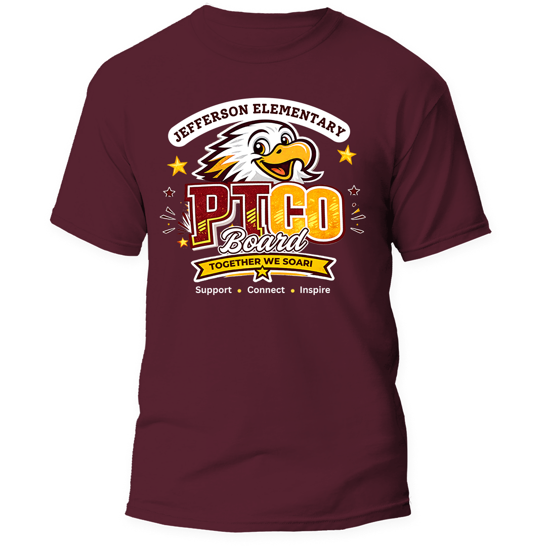 Official Jefferson Elementary PTCO Role Shirts