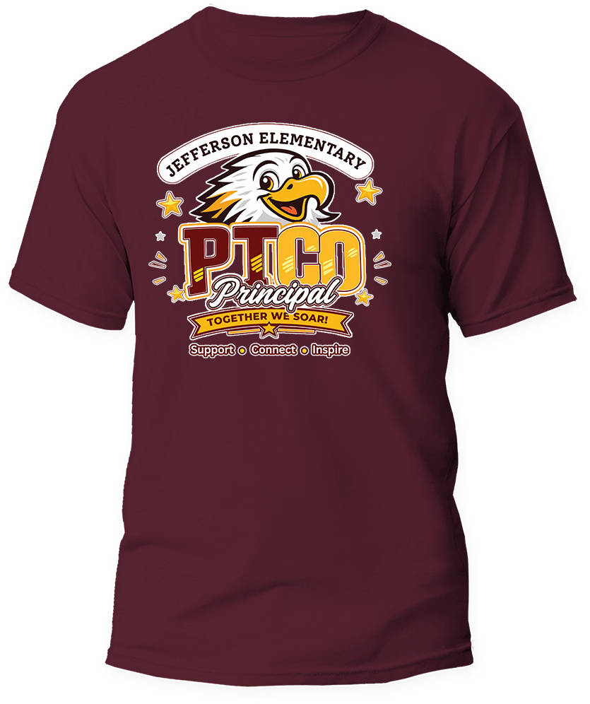 Official Jefferson Elementary PTCO Role Shirts