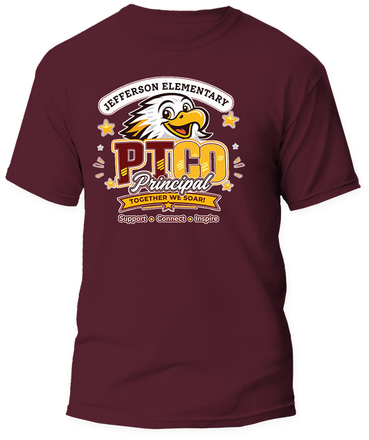 Official Jefferson Elementary PTCO Principal Shirts