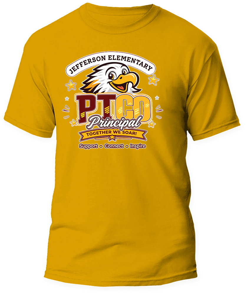 Official Jefferson Elementary PTCO Role Shirts