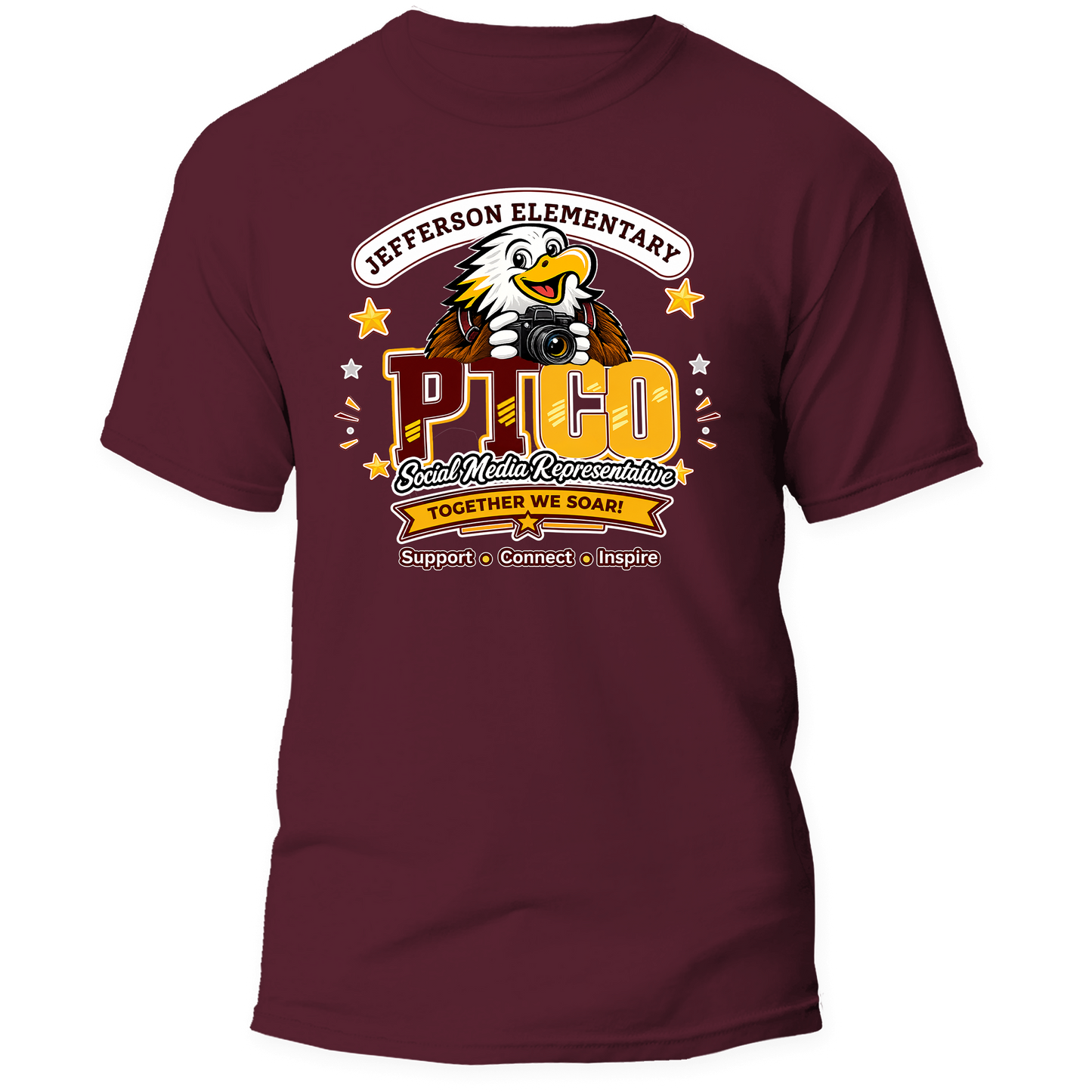 Official Jefferson Elementary PTCO Role Shirts
