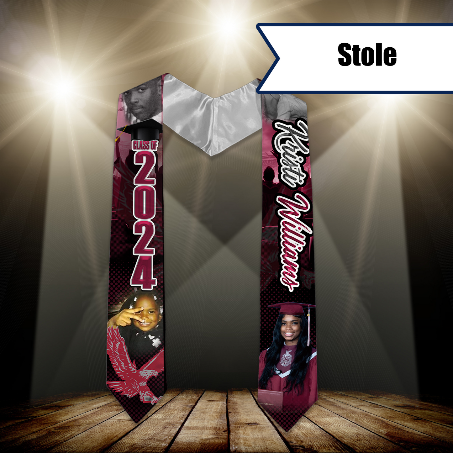 Senior 2024 Graduation Proud Grad Photo Stole